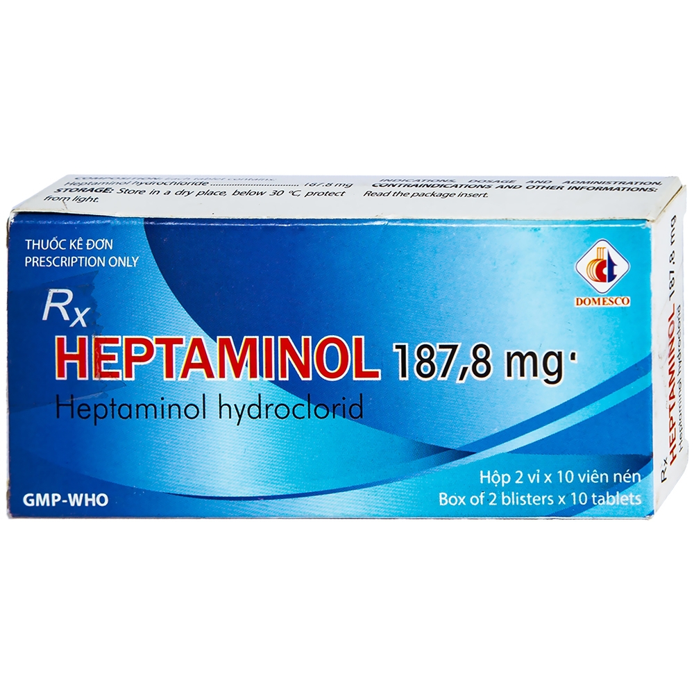 Heptaminol 187.8mg viên