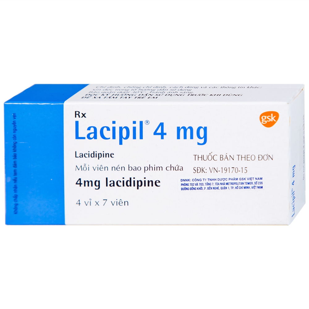 Lacipil 4mg dạng vỉ