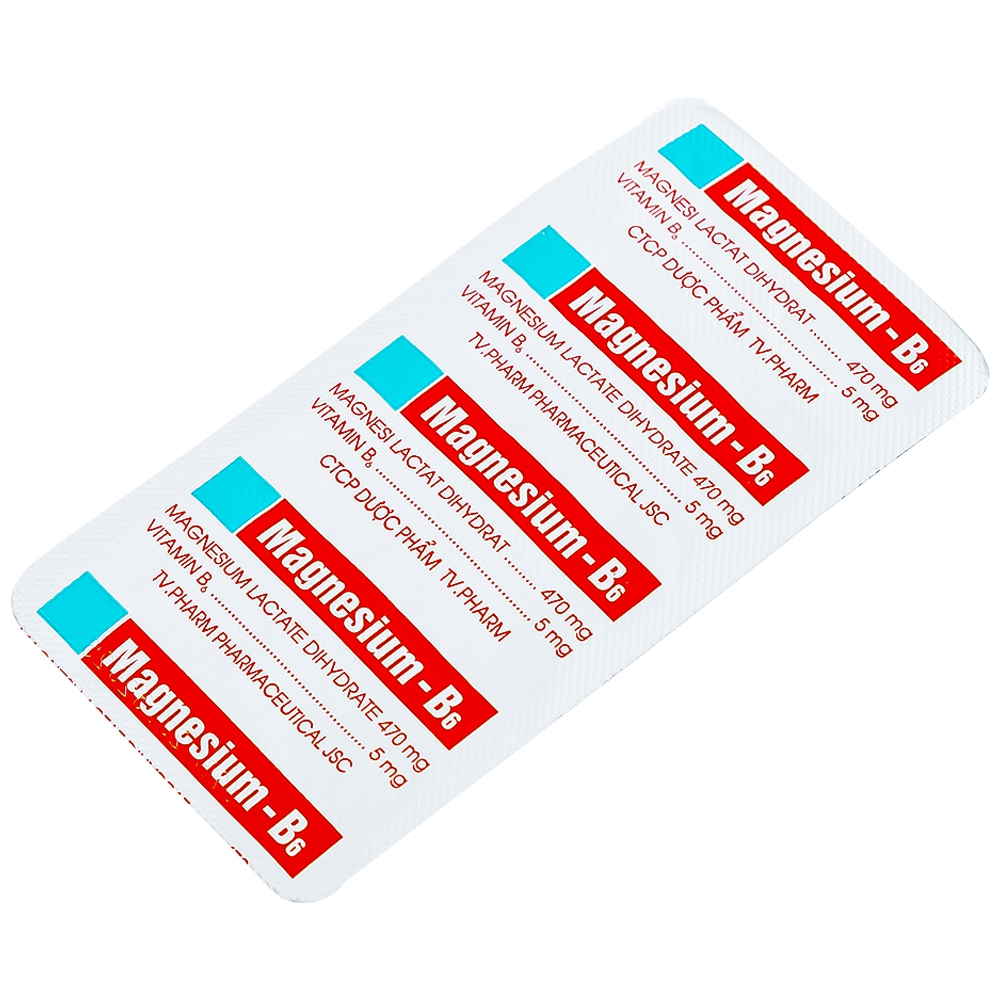 Viên uống Magie Lactate B6