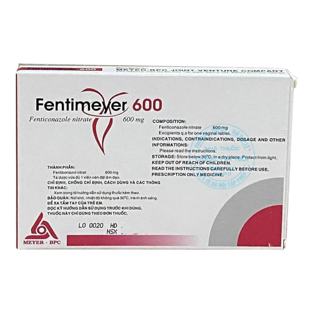 Thuốc Fenticonazole dạng đặt