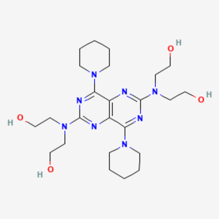 Cấu trúc hóa học Dipyridamole