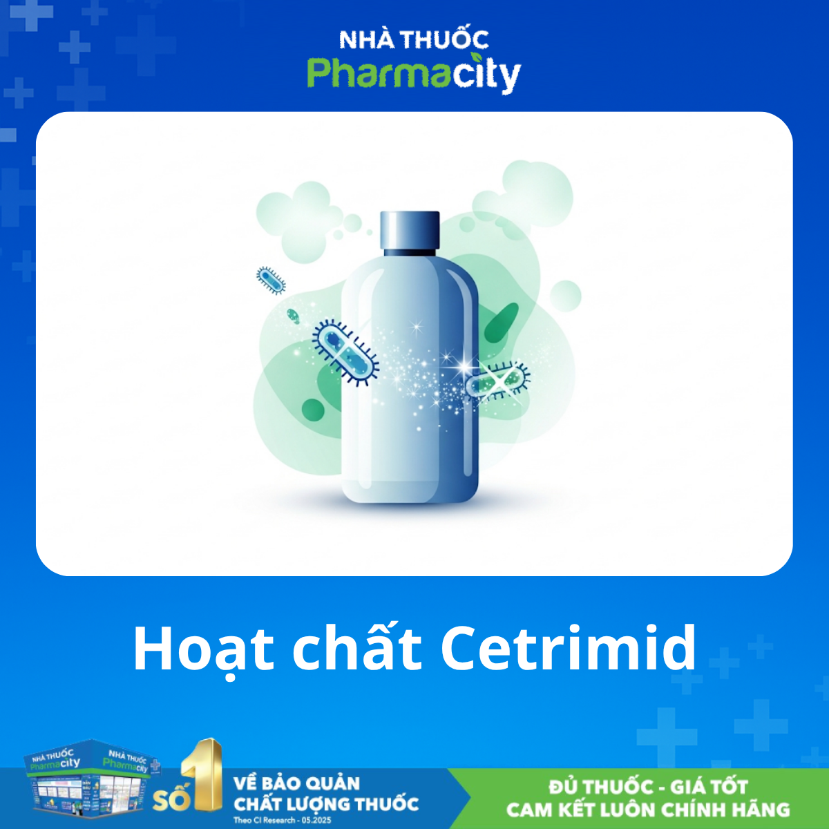 Cơ chế hoạt động của Cetrimide