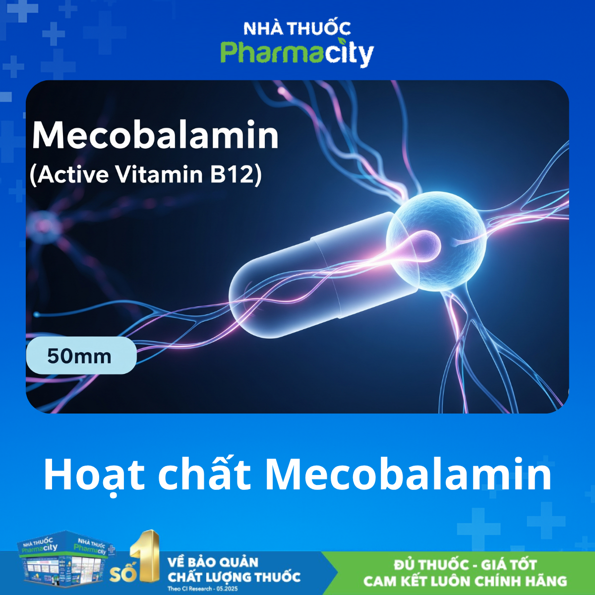 Mecobalamin dạng hoạt tính vitamin B12