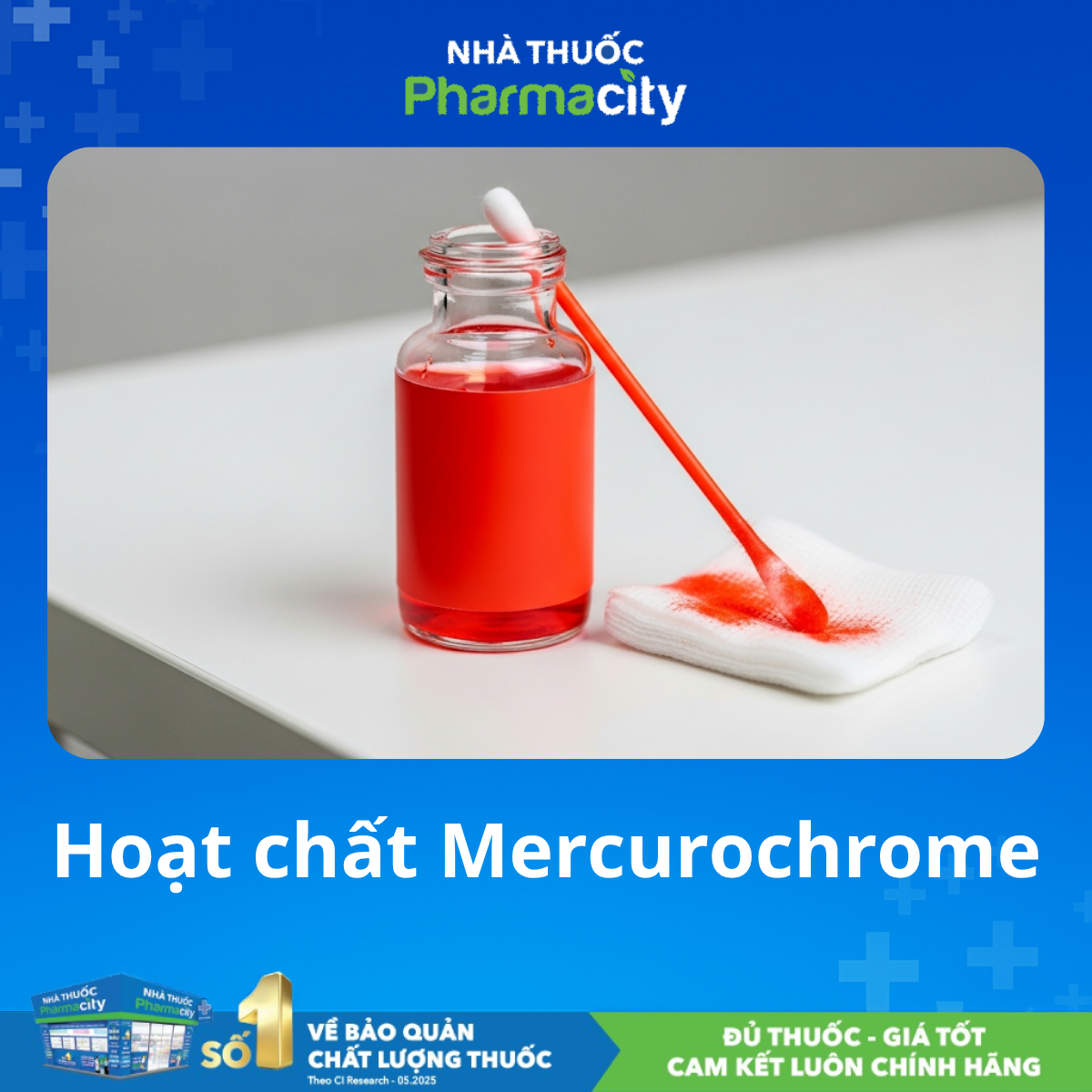 thuốc đỏ Mercurochrome xưa