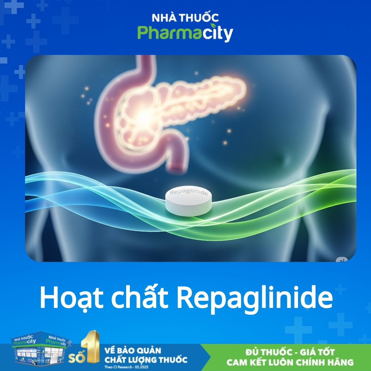 Repaglinide kiểm soát đường huyết