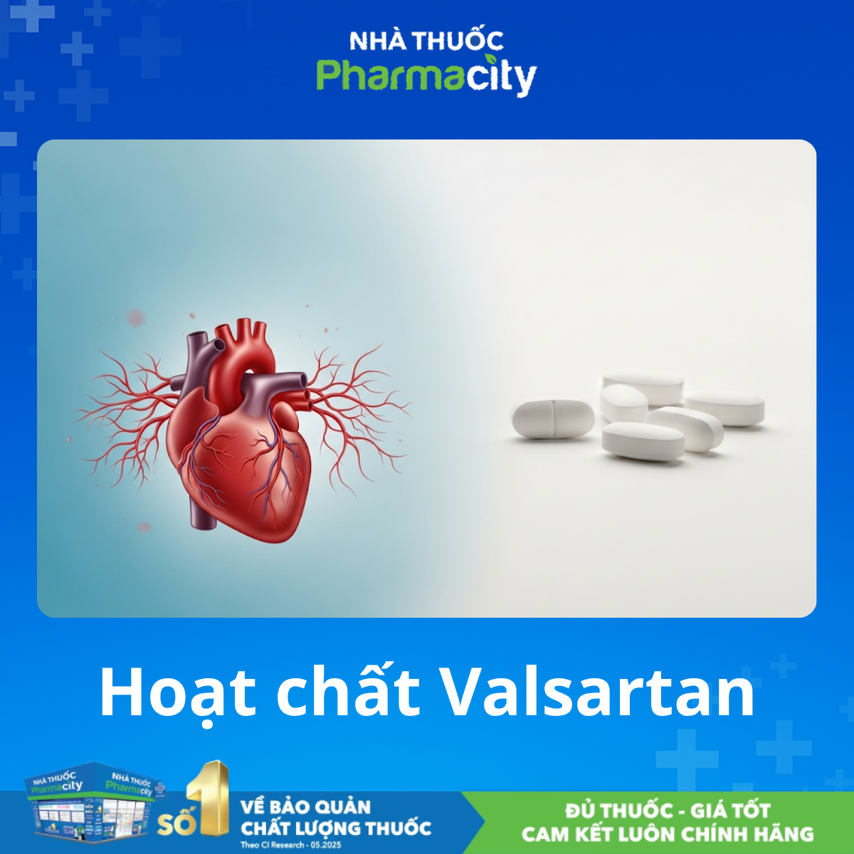 Valsartan: Lựa Chọn Tin Cậy Trong Điều Trị Tăng Huyết Áp và Suy Tim 3 Hoạt chất Valsartan