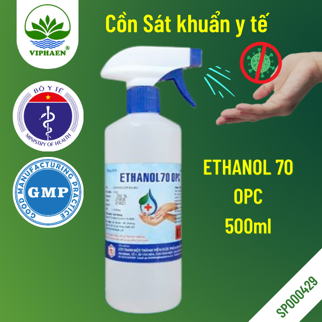 Cồn 70 độ sát khuẩn tay