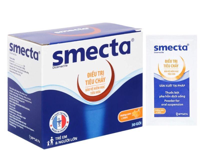 Thuốc Smecta chứa Diosmectite điều trị tiêu chảy ở trẻ em
