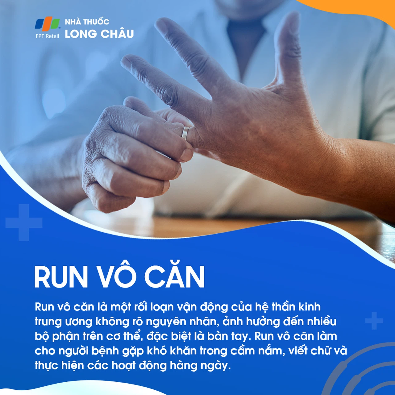 Hình ảnh bệnh nhân bị run tay do run vô căn