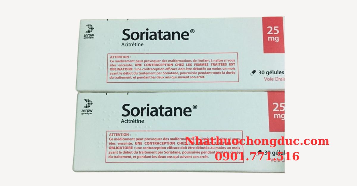 Thuốc Soriatane 25mg Acitretin