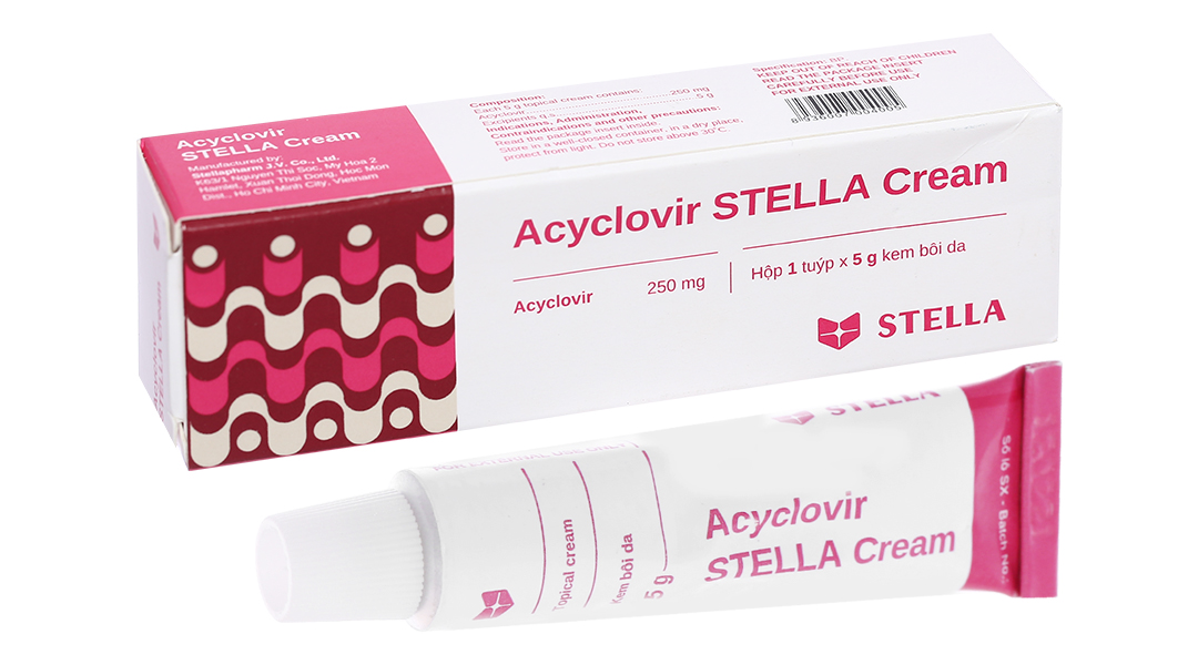 Aciclovir Dạng Kem: Điều Trị Herpes Môi Ngay Khi Mới Chớm 8 thuốc bôi aciclovir stada