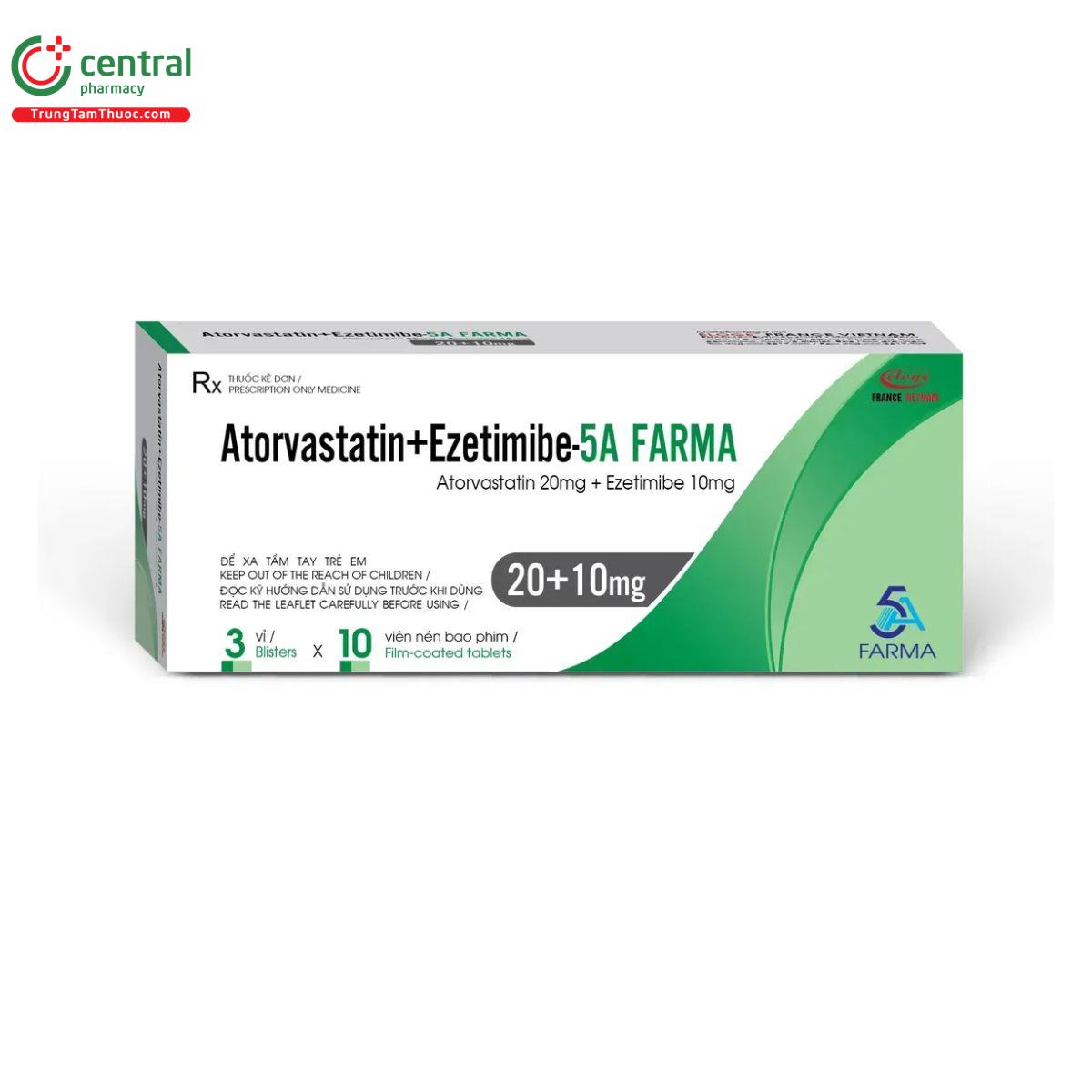 Atorvastatin Ezetimibe 5A Farma