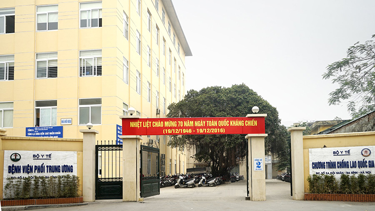 Bệnh viện Phổi Trung ương từ trên cao