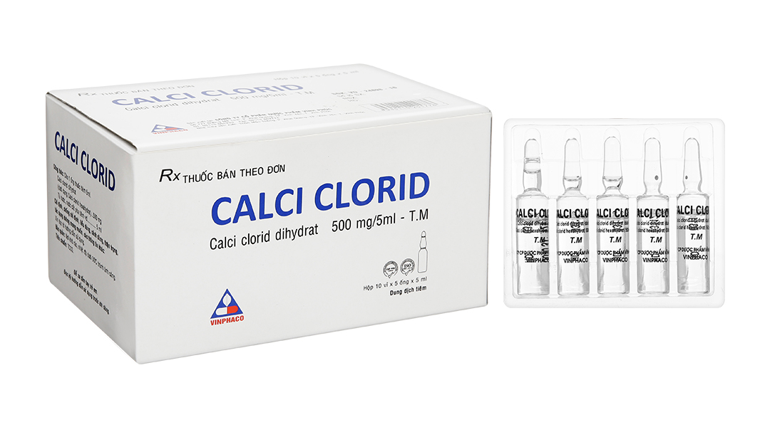 Ống tiêm Canxi Clorua