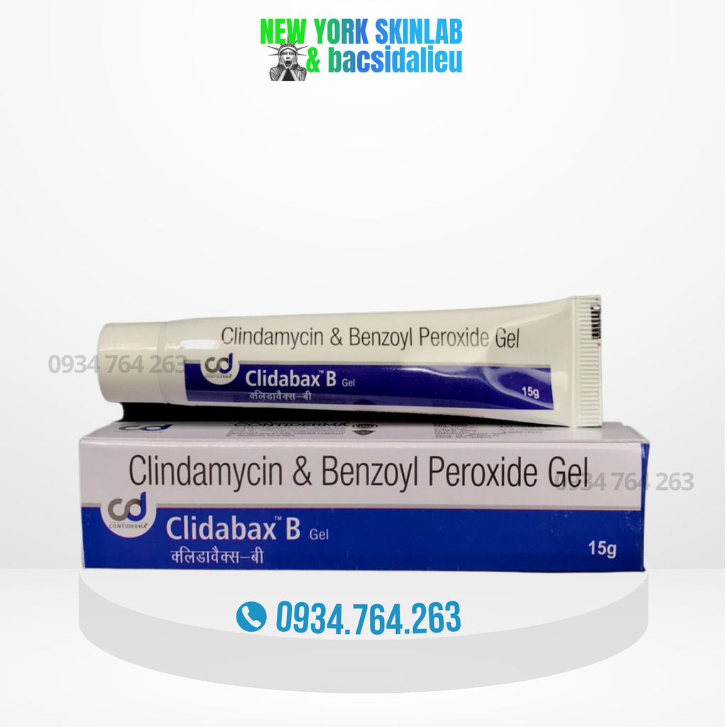 Gel Clindamycin trị mụn