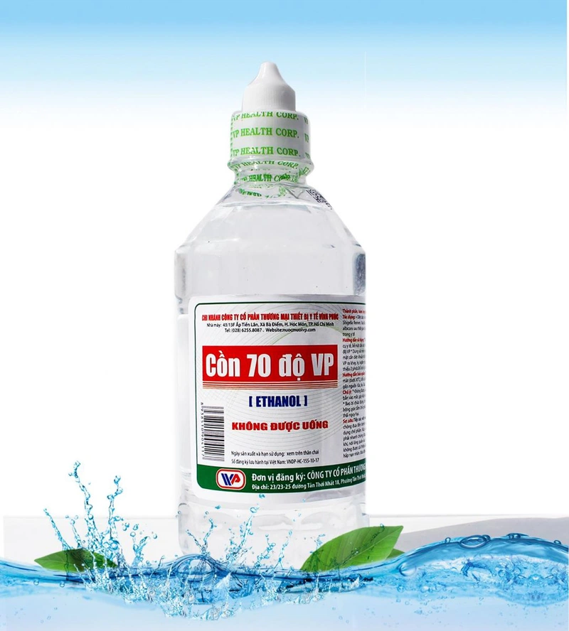 Cồn y tế sát khuẩn bề mặt