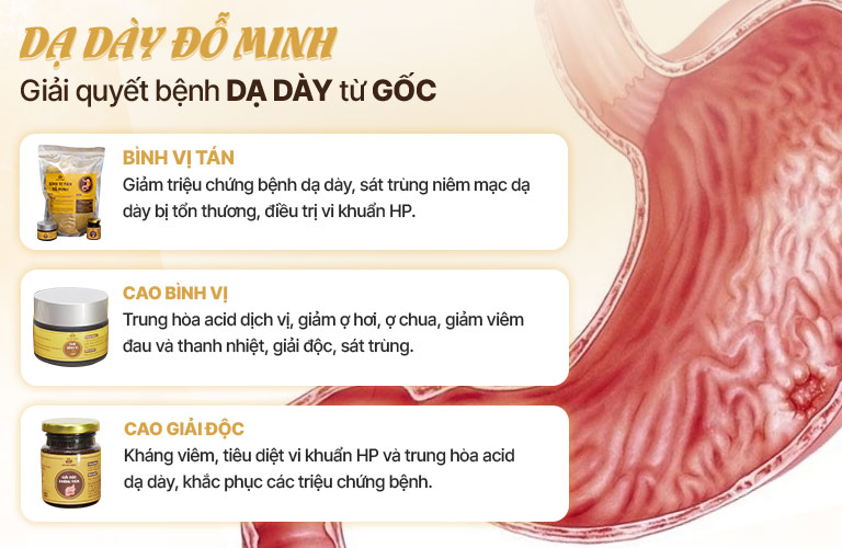 Minh họa cơ chế Hydrotalcit bảo vệ dạ dày