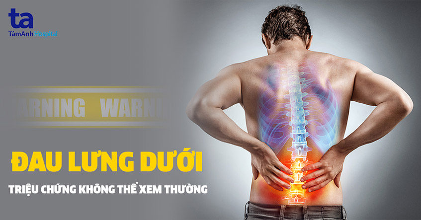 Tình trạng đau lưng dưới ở người trưởng thành