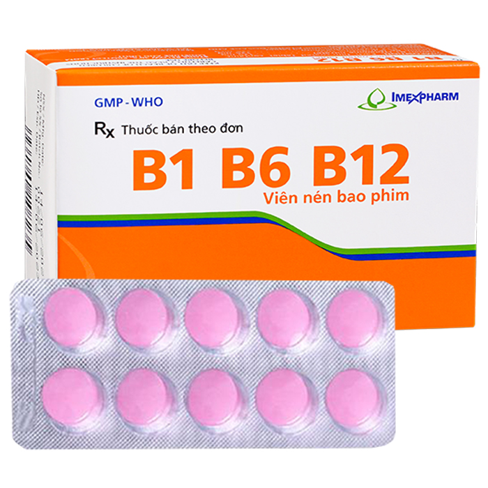 Thuốc Vitamin B1 B6 B12 phối hợp