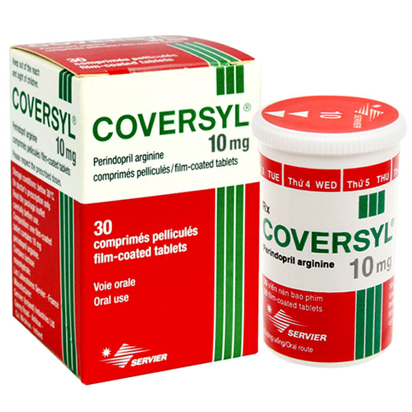 Perindopril: Bảo Vệ Tim Mạch Toàn Diện Cho Bệnh Nhân Nguy Cơ Cao 7 Perindopril Coversyl thuốc ức chế men chuyển