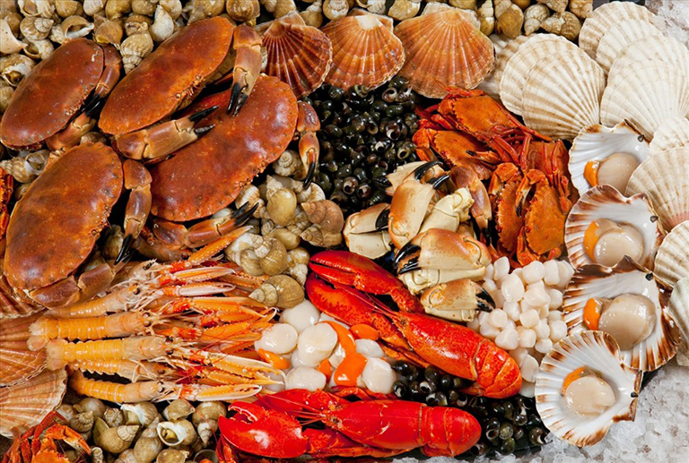 Dị ứng với động vật có vỏ như tôm cua