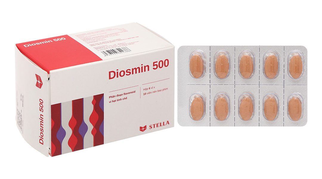 Diosmin: 'Vị Cứu Tinh' Cho Bệnh Nhân Suy Van Tĩnh Mạch và Bệnh Trĩ 7 Diosmin 500mg viên uống