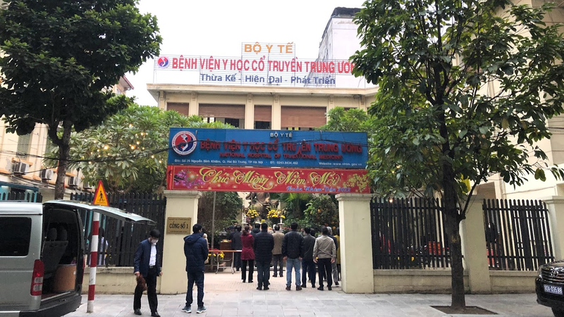 Toàn cảnh bệnh viện Y học Cổ truyền Trung ương