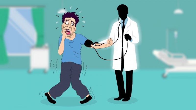 Theo dõi huyết áp áo choàng trắng