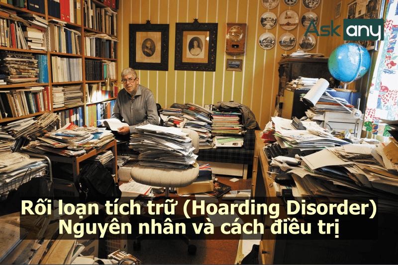 Căn phòng bừa bộn vì hành vi tích trữ
