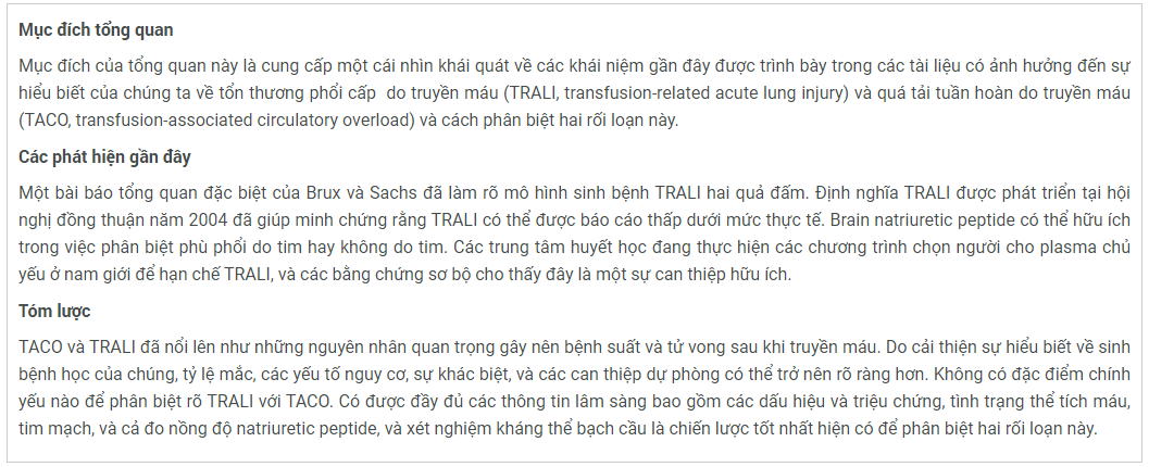 Mô hình hai cú đánh gây TRALI