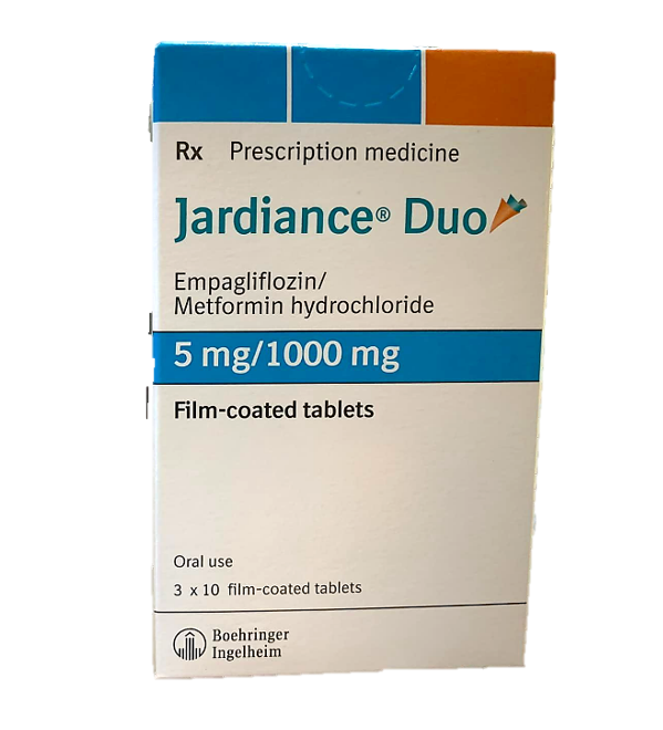 Viên phối hợp Empagliflozin và Metformin Jardiance Duo