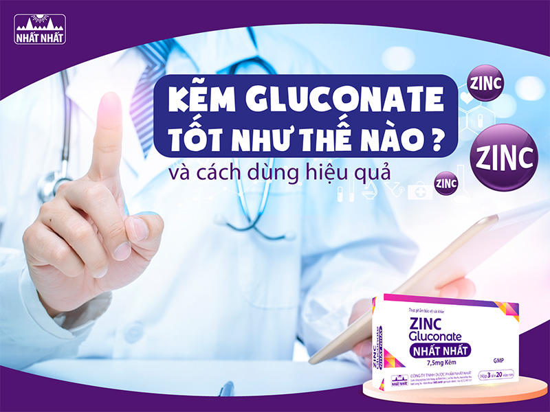 Sản phẩm kẽm gluconate dạng siro