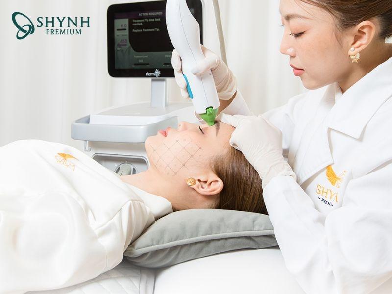 Liệu trình nâng cơ Thermage thực tế tại spa