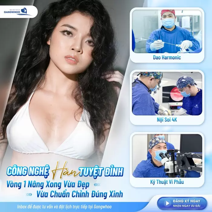 Phẫu thuật nâng ngực hiện đại tại bệnh viện thẩm mỹ