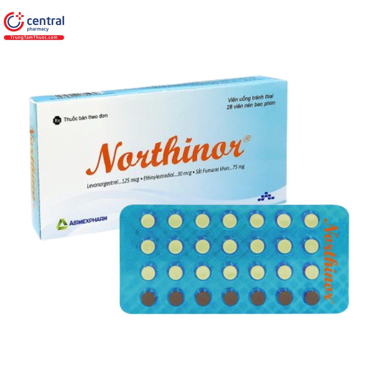 Viên tránh thai Levonorgestrel - Northinor