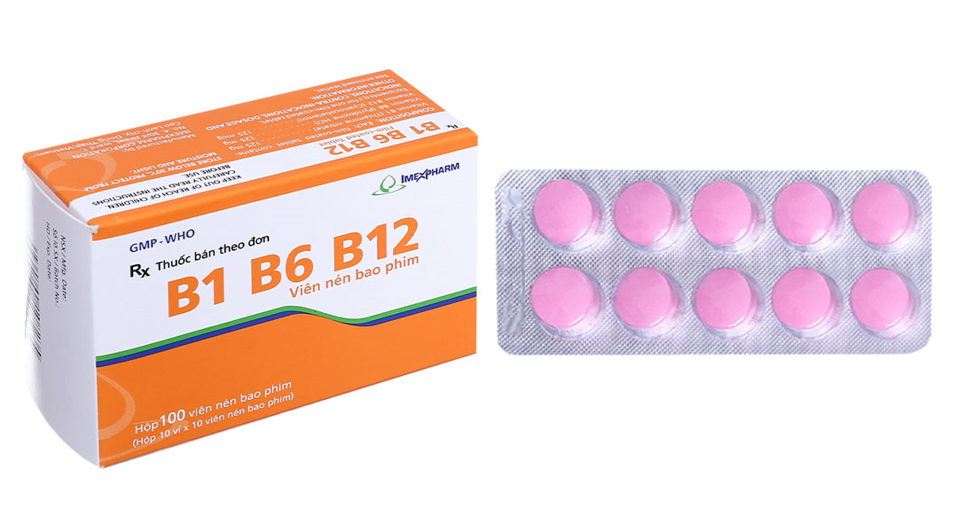 Viên uống phối hợp B1 B6 B12
