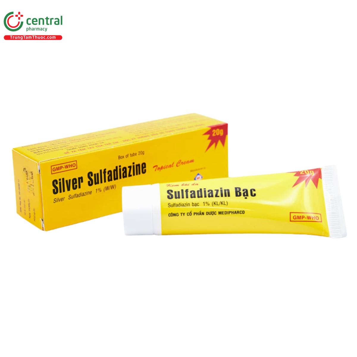 Kem Sulfadiazine bạc Medipharco