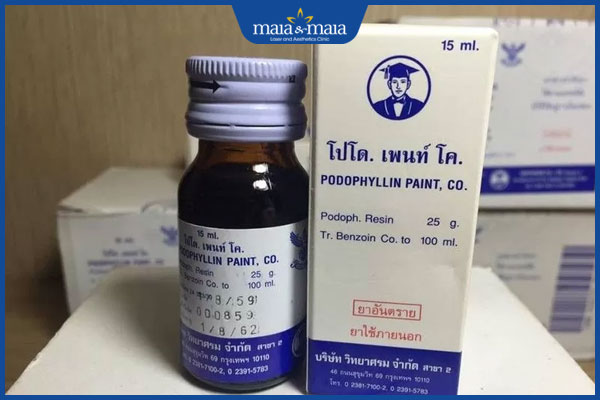 Thuốc bôi Podophyllotoxin trị sùi mào gà