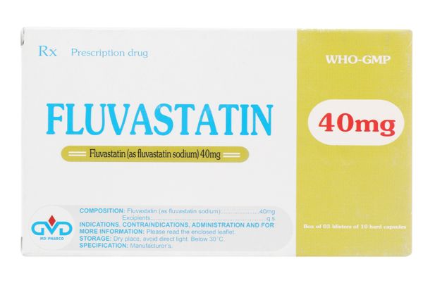 thuốc Fluvastatin 40mg