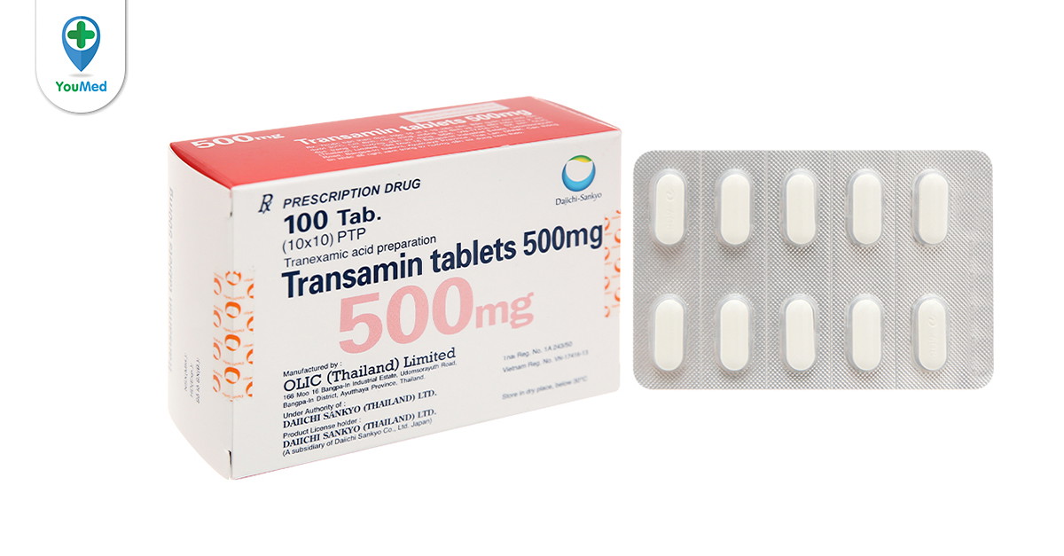 Tranexamic Acid: "Vị Cứu Tinh" Cầm Máu Hiệu Quả 7 thuốc Tranexamic Acid 500mg