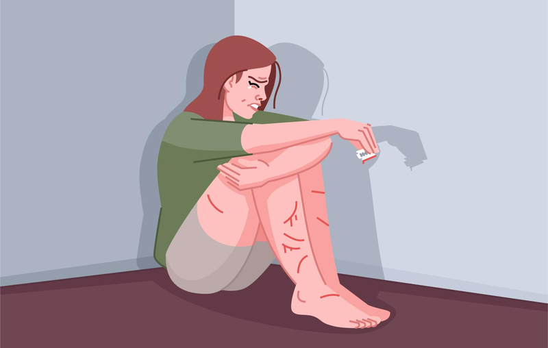 Tự làm hại bản thân vì trầm cảm