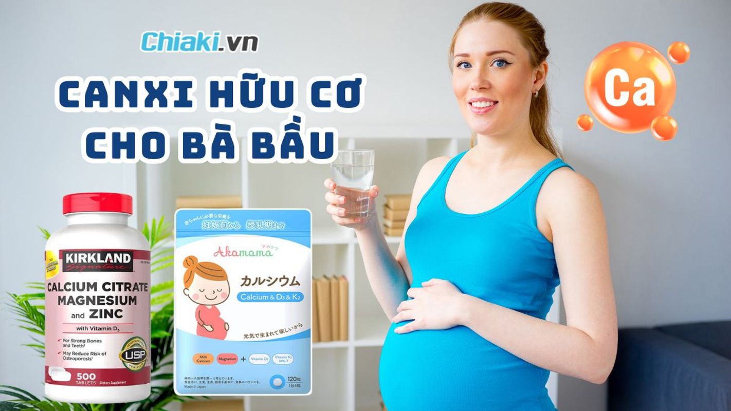 canxi cho bà bầu