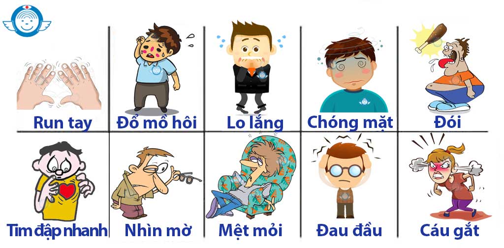 Triệu chứng hạ đường huyết