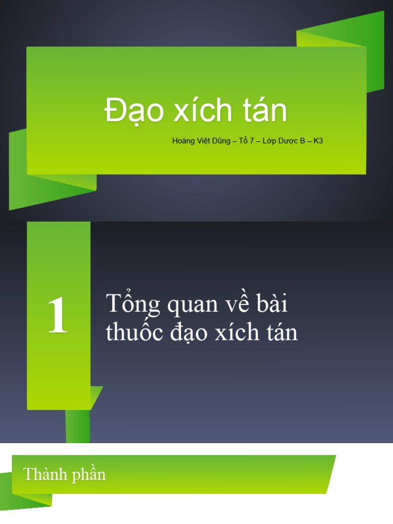 Sơ đồ phối ngũ Đạo Xích Tán