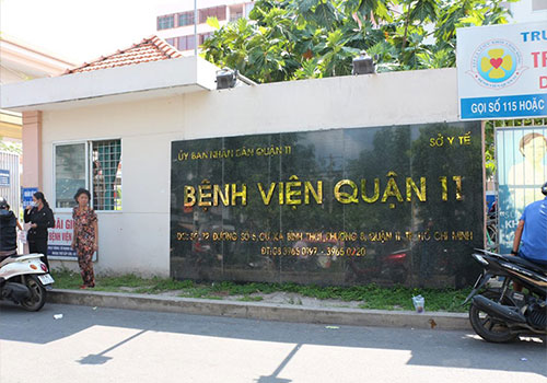 Toàn cảnh bệnh viện Quận 11