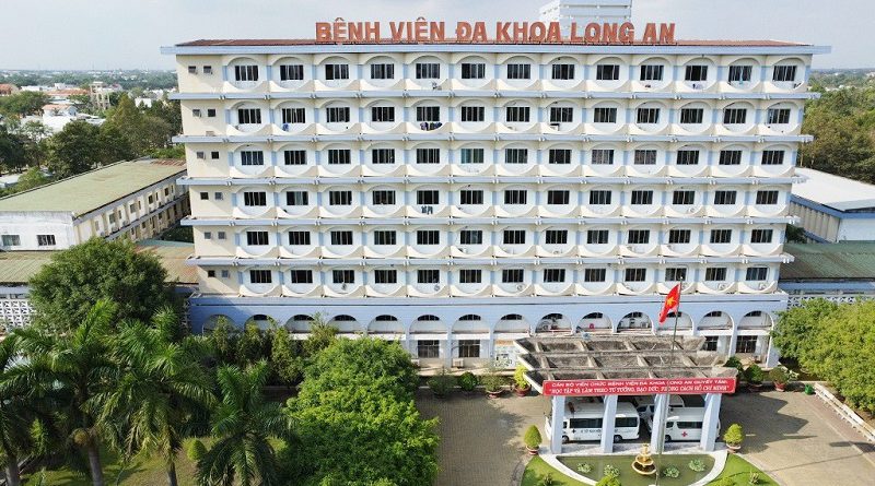 Mặt tiền Bệnh viện Đa khoa tỉnh Long An