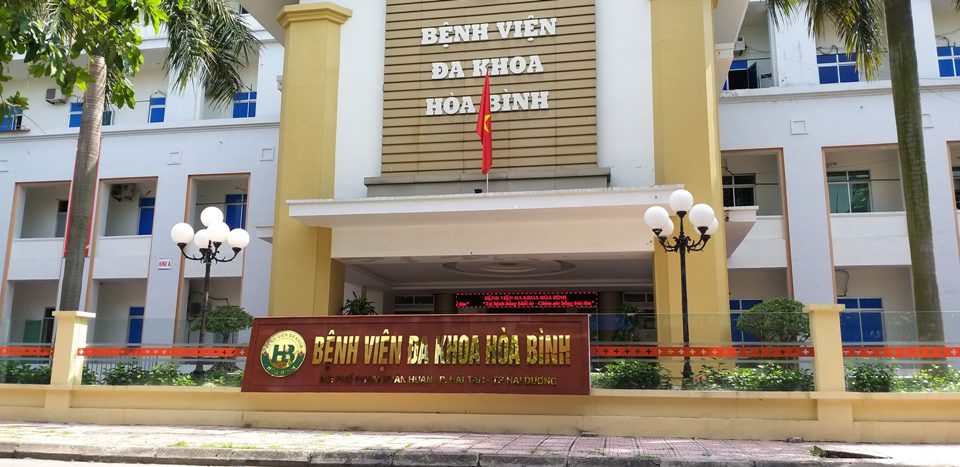 cơ sở vật chất bệnh viện Hòa Bình