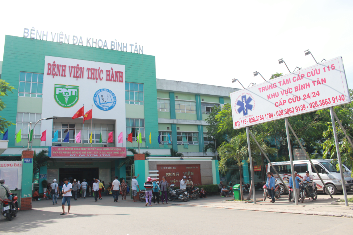 khu khám bệnh bệnh viện bình tân