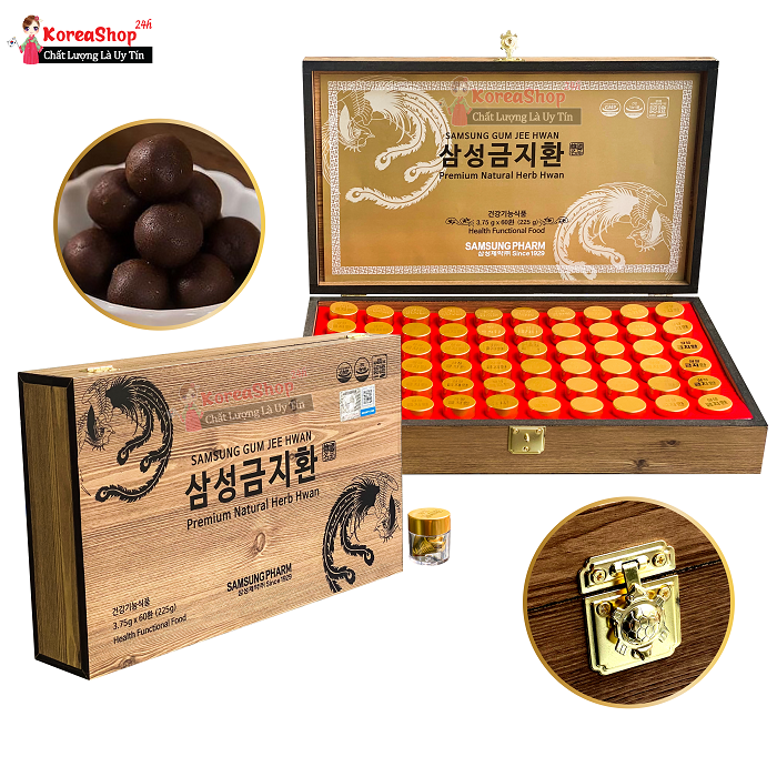 An Cung Ngưu Hoàng Hoàn hộp gỗ