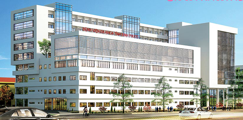 Toàn cảnh Bệnh viện Đa khoa tỉnh Bình Phước